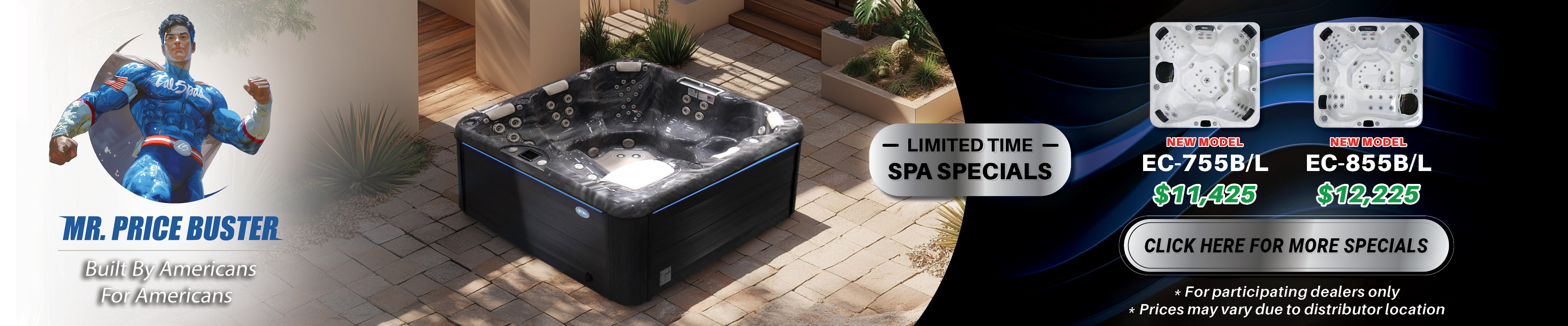 Calspas hot tub being used in a family setting - Davie